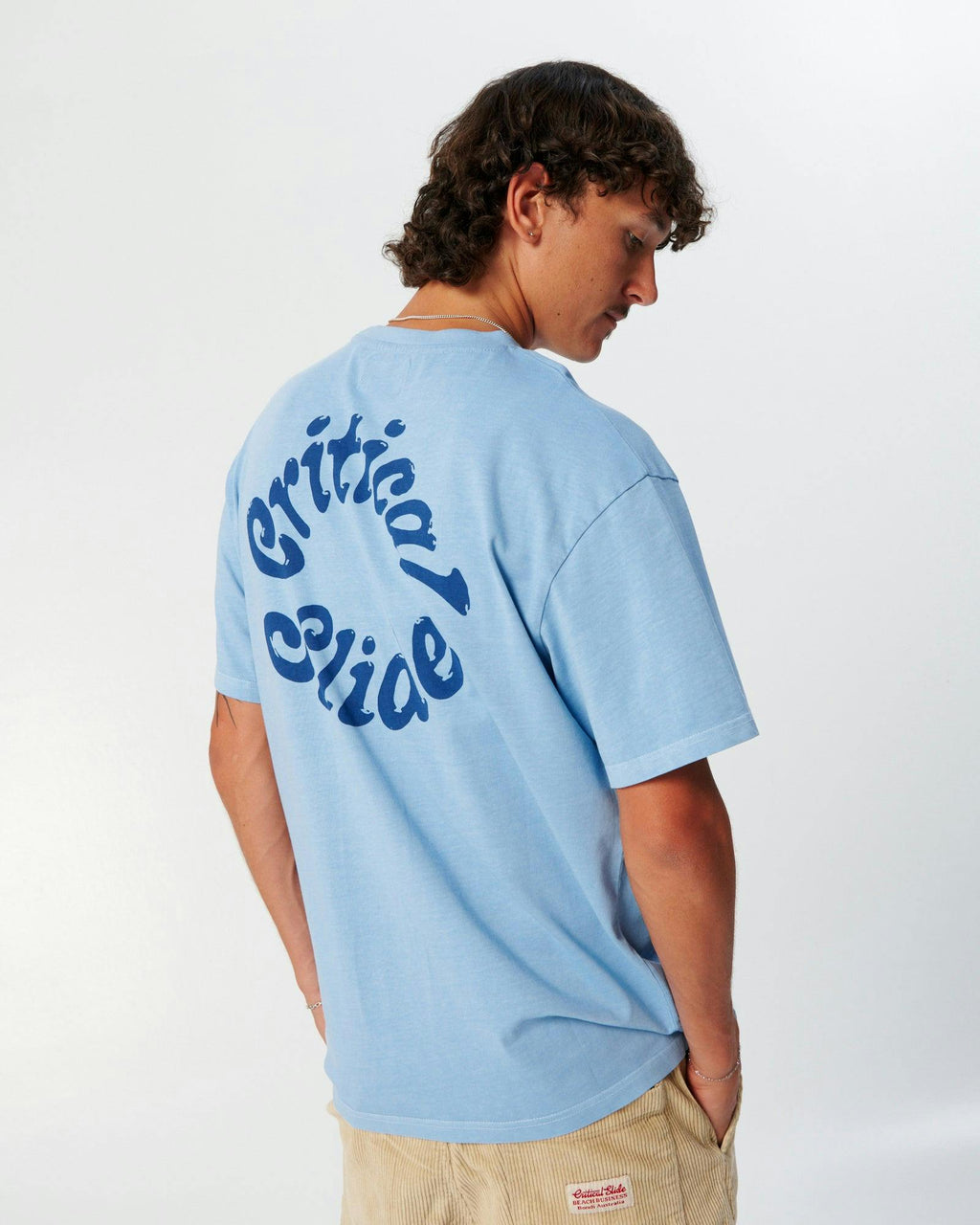 Critical Spiral Tee - Powder Blue