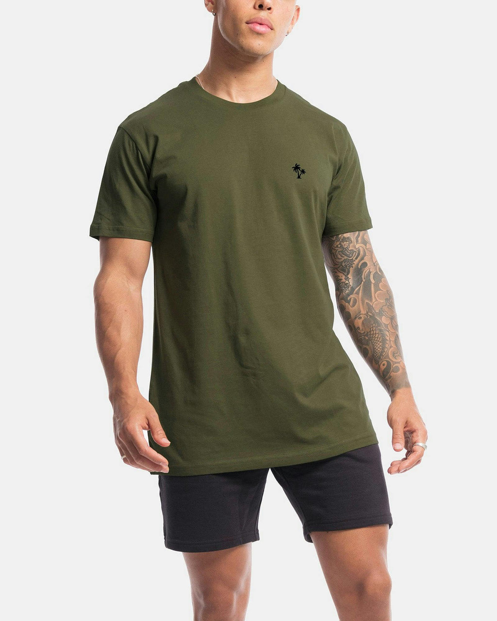 Palm Embroidery Tee