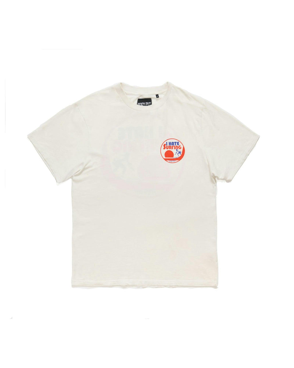 BeachGrit 'I Hate Surfing T-Shirt' - Vintage White
