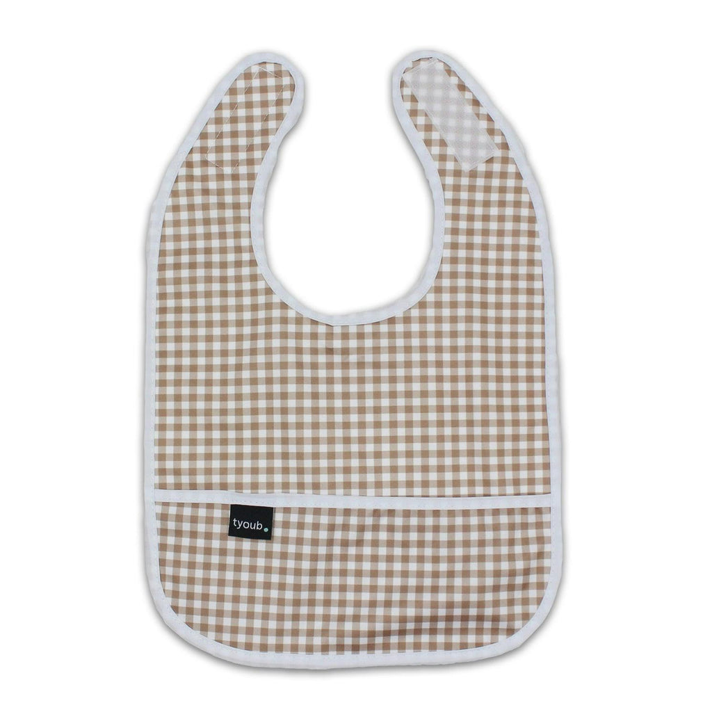 Baby Bib Tyoub Stay-dry - Fawn Check