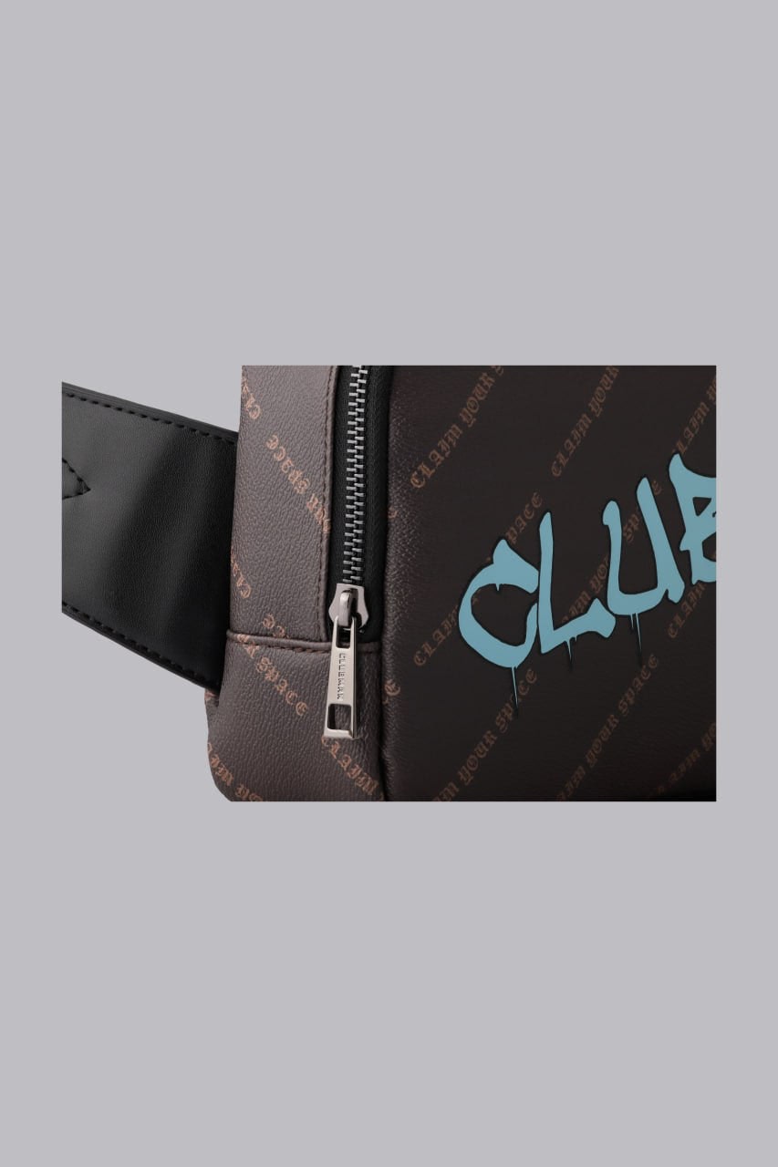 Clubman Handstyle Deluxe Belt Bag - Brown