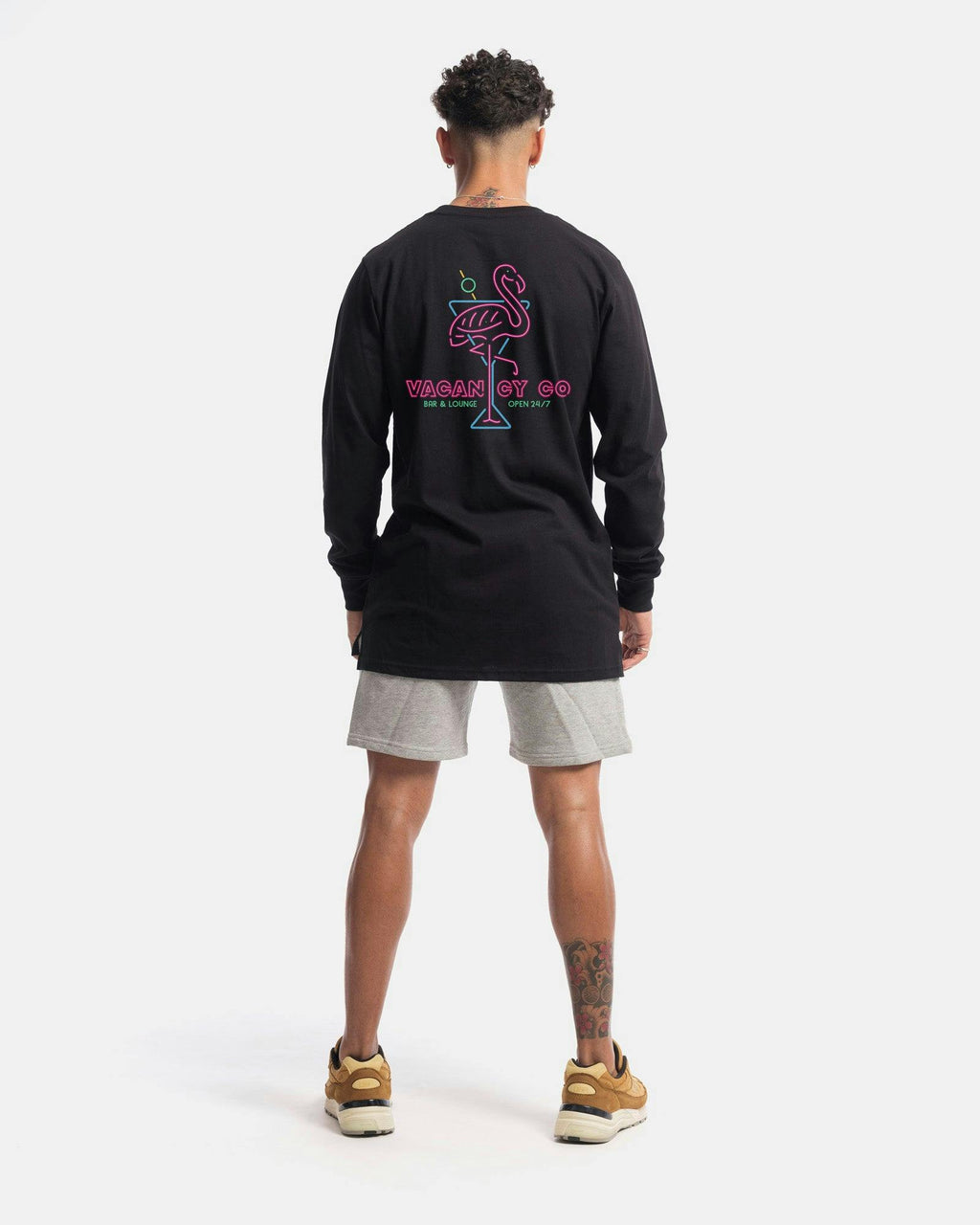 Flamingo Club Long Sleeve Tee