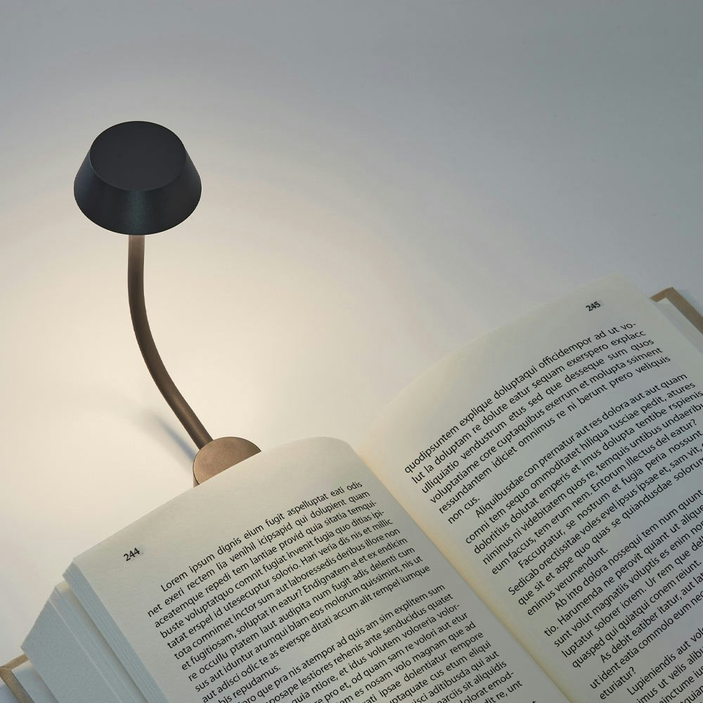 Lexon Mimi Flexible LED Lamp - Gunmetal