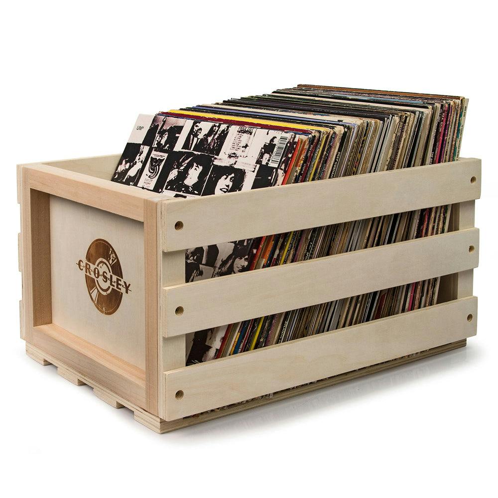 Crosley Cruiser Bluetooth Portable Turntable - Tourmaline + Bundled Crosley Record Storage Crate