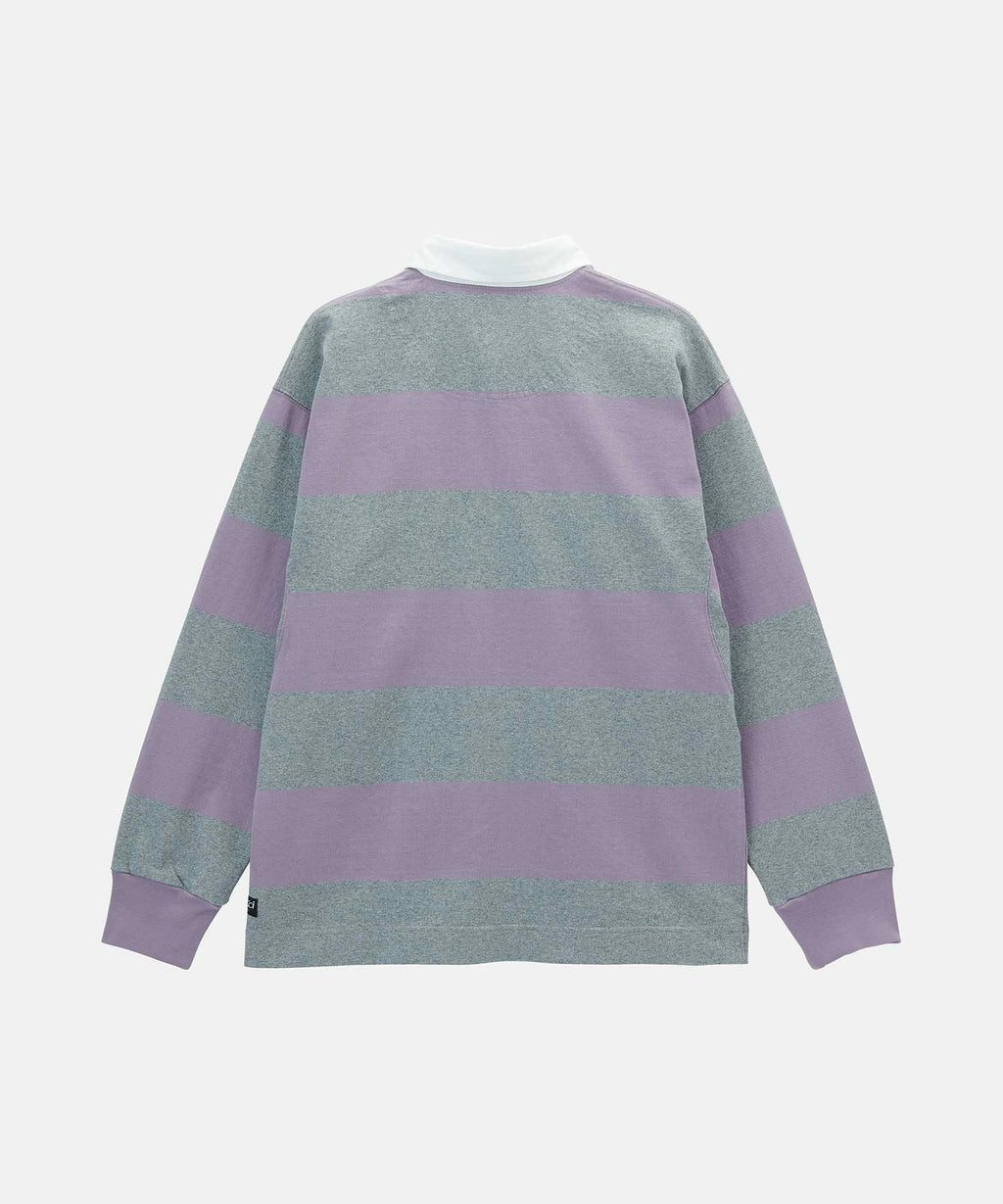 Gramicci Langdon Rugby Shirt in Heather / Purple