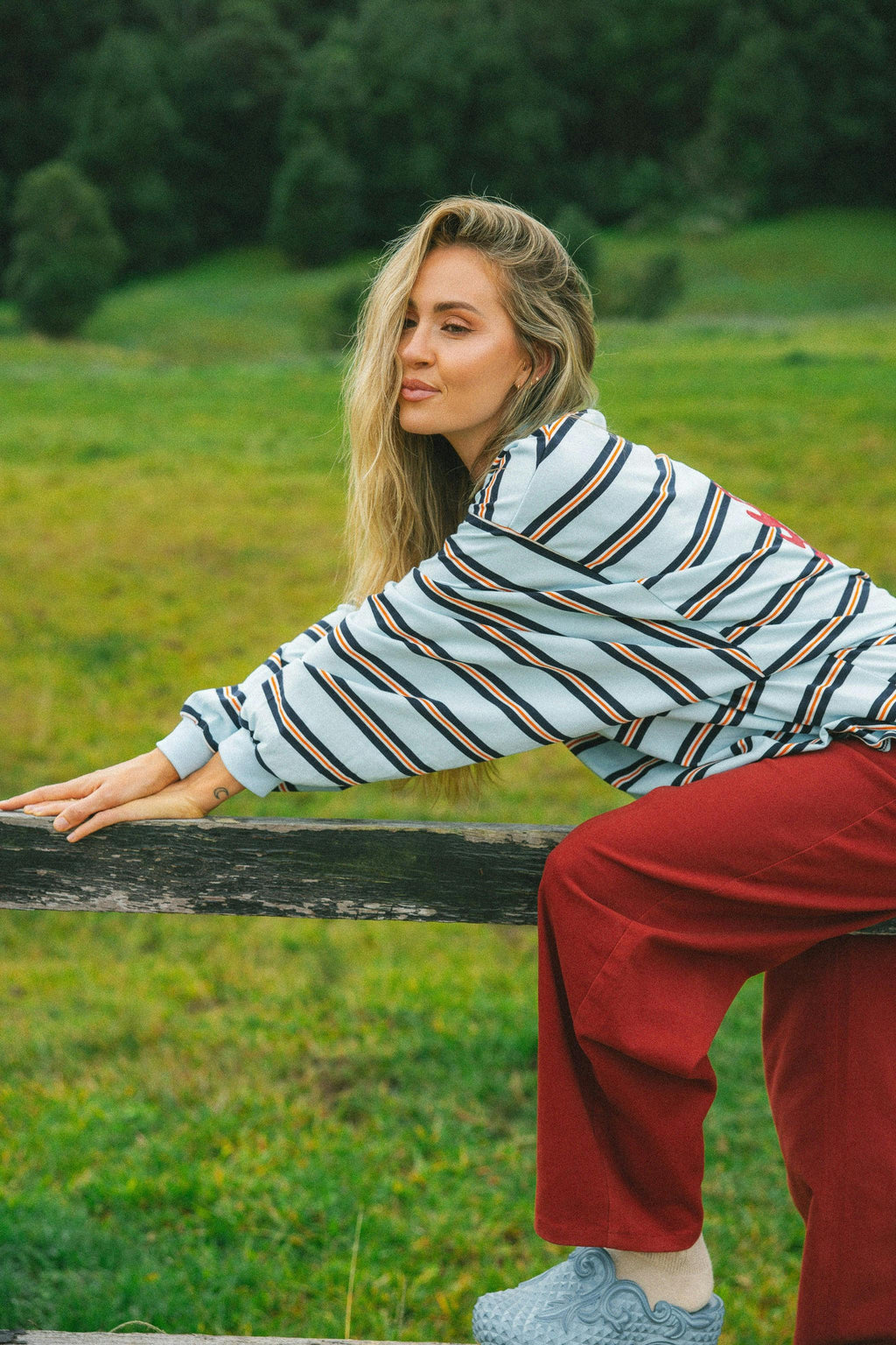 Nautical Long Sleeve Tee - Captains