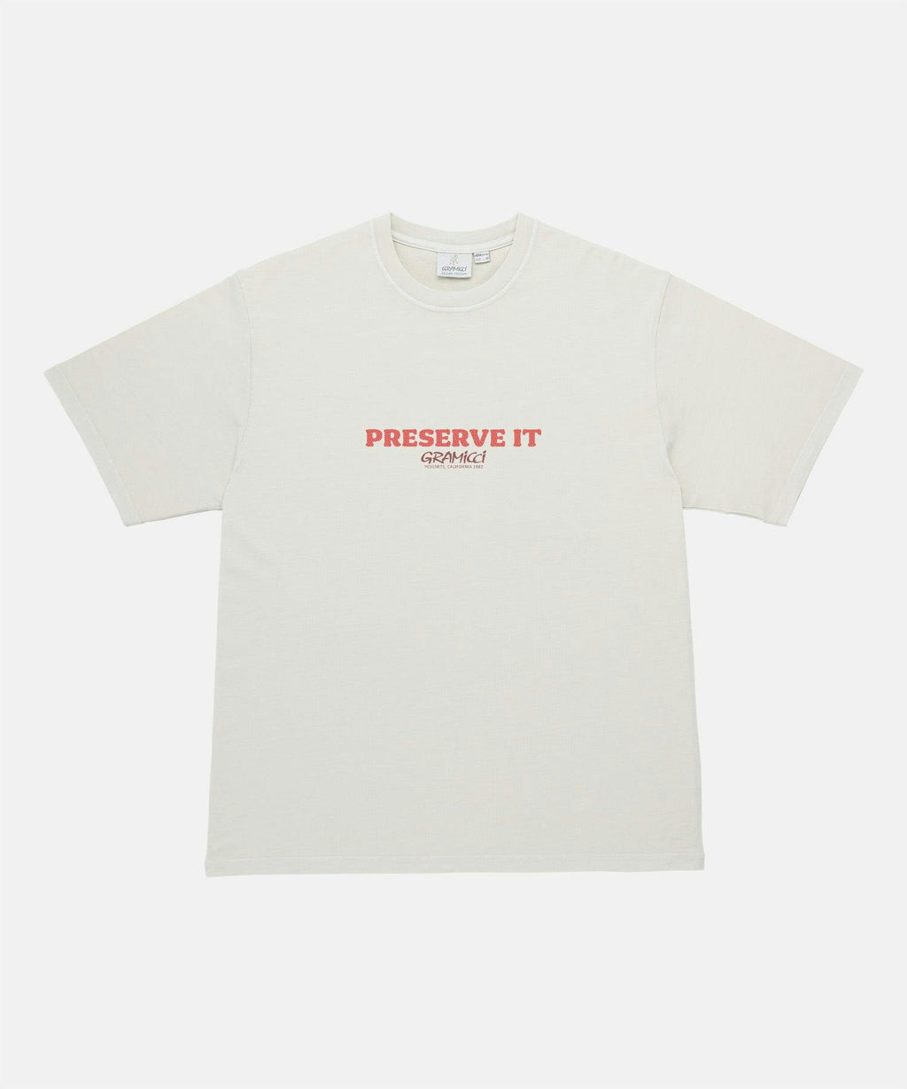 Gramicci Footprints Tee in Natural Pigment