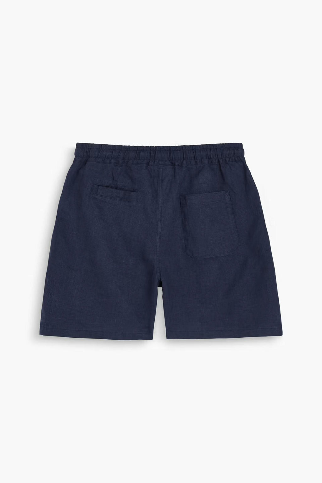 OAS Porto Linen Short in Navy