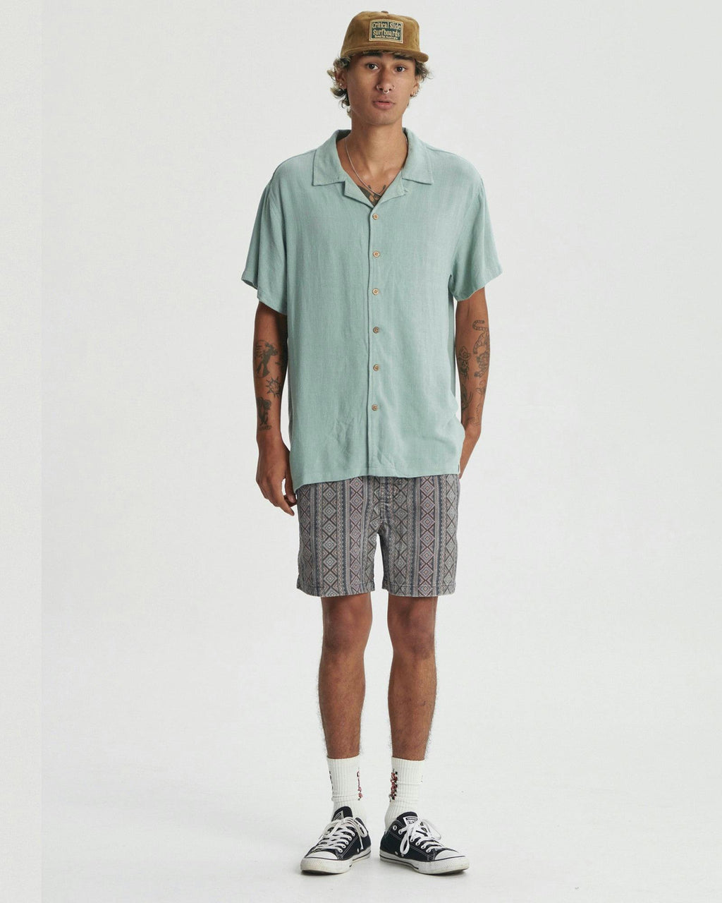 Ernie Resort Shirt - Seagrass