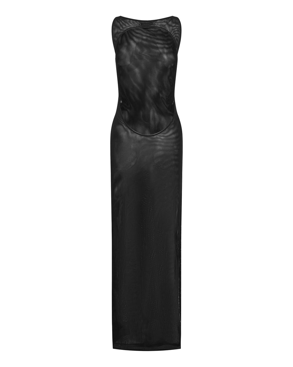 THE BACKLESS MAXI DRESS - BLACK
