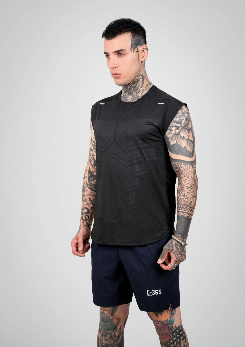 C-365 Flex Singlet (Model 323129) - Black