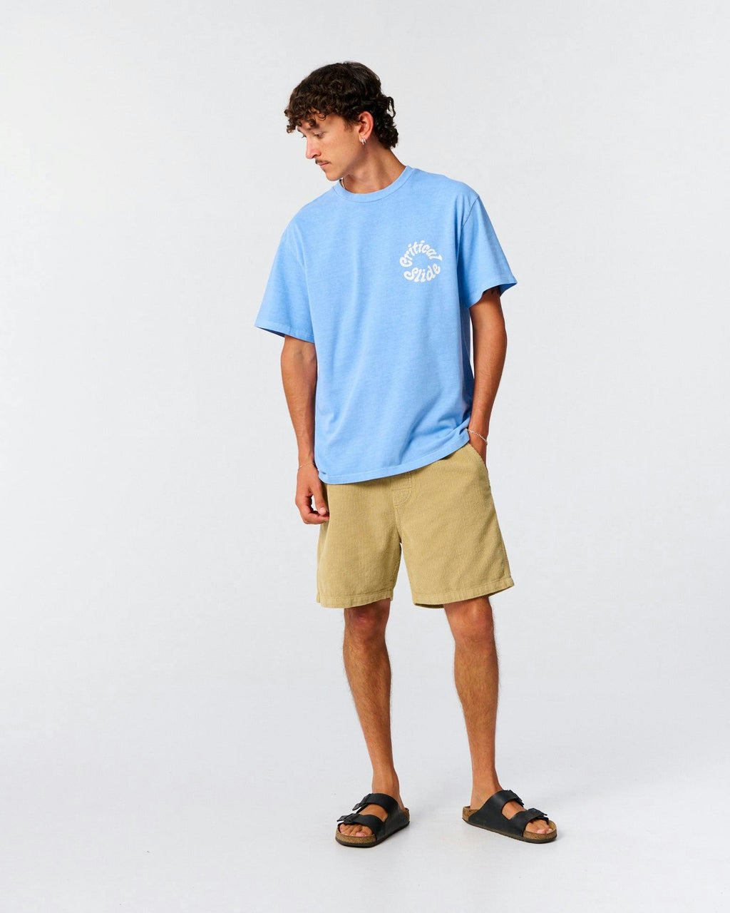 Spiral Tee - Powder Blue