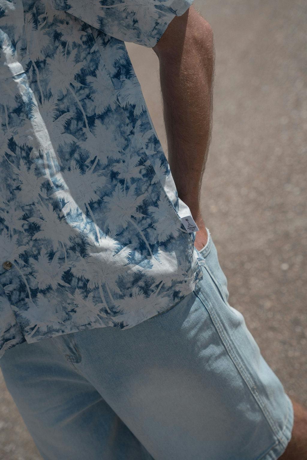 Palm Vintage Shirt - Blue