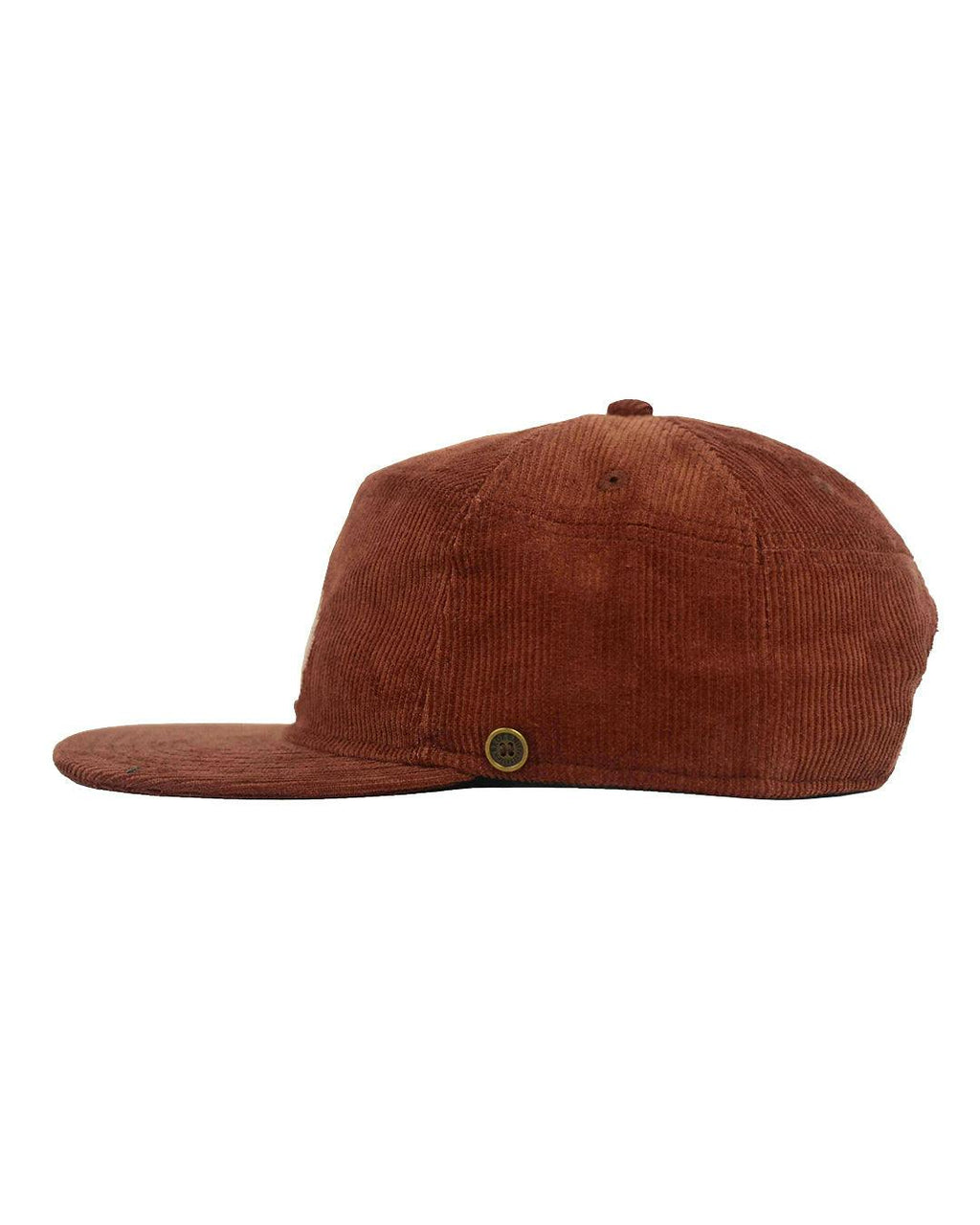 The Stash Cap – Wombat Embroidery – Corduroy Brown Snapback Hat