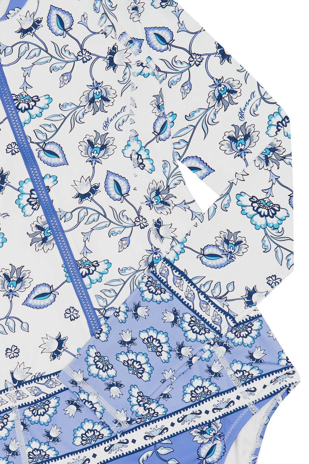 Boho Print One Piece Surf Swimsuit