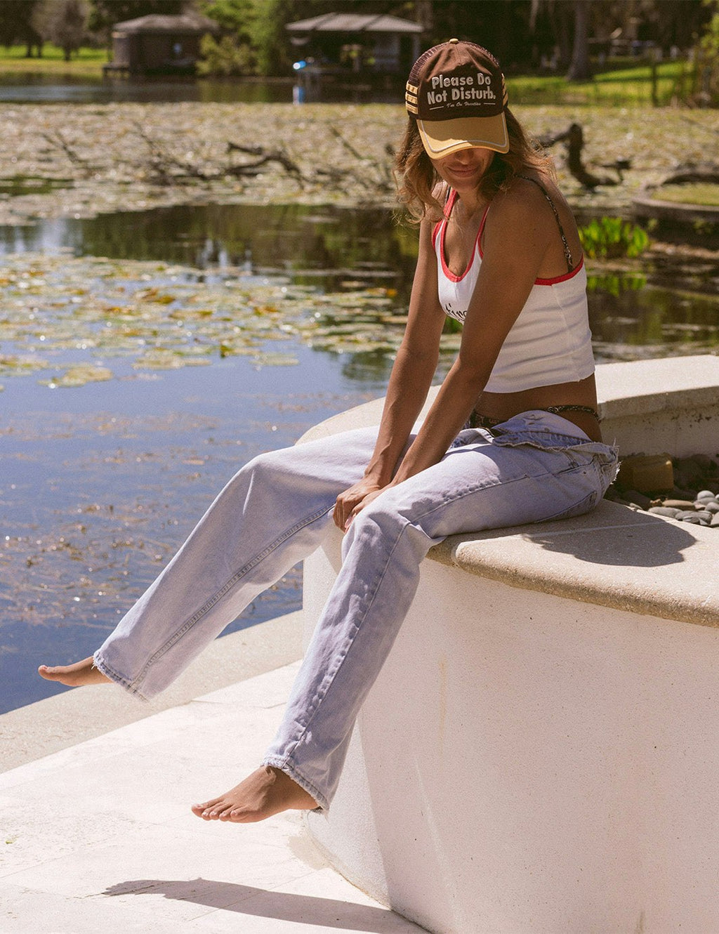 Retired Ribbed Tank - White