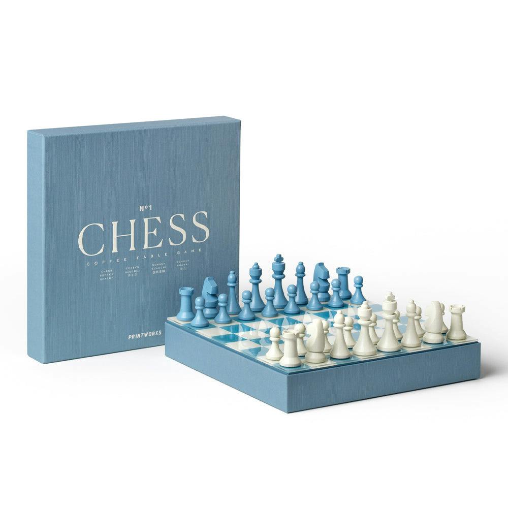Printworks Classic Chess-Dusty Blue