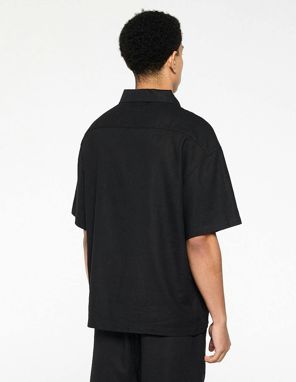 Linen Summer Shirt - Black