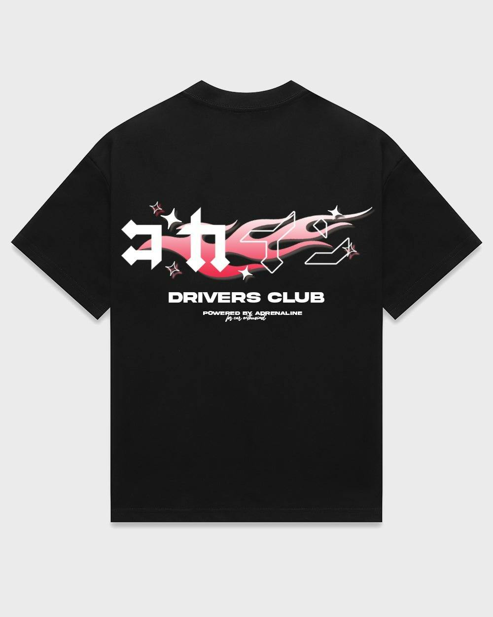 "Drivers Club" T Shirt // Black