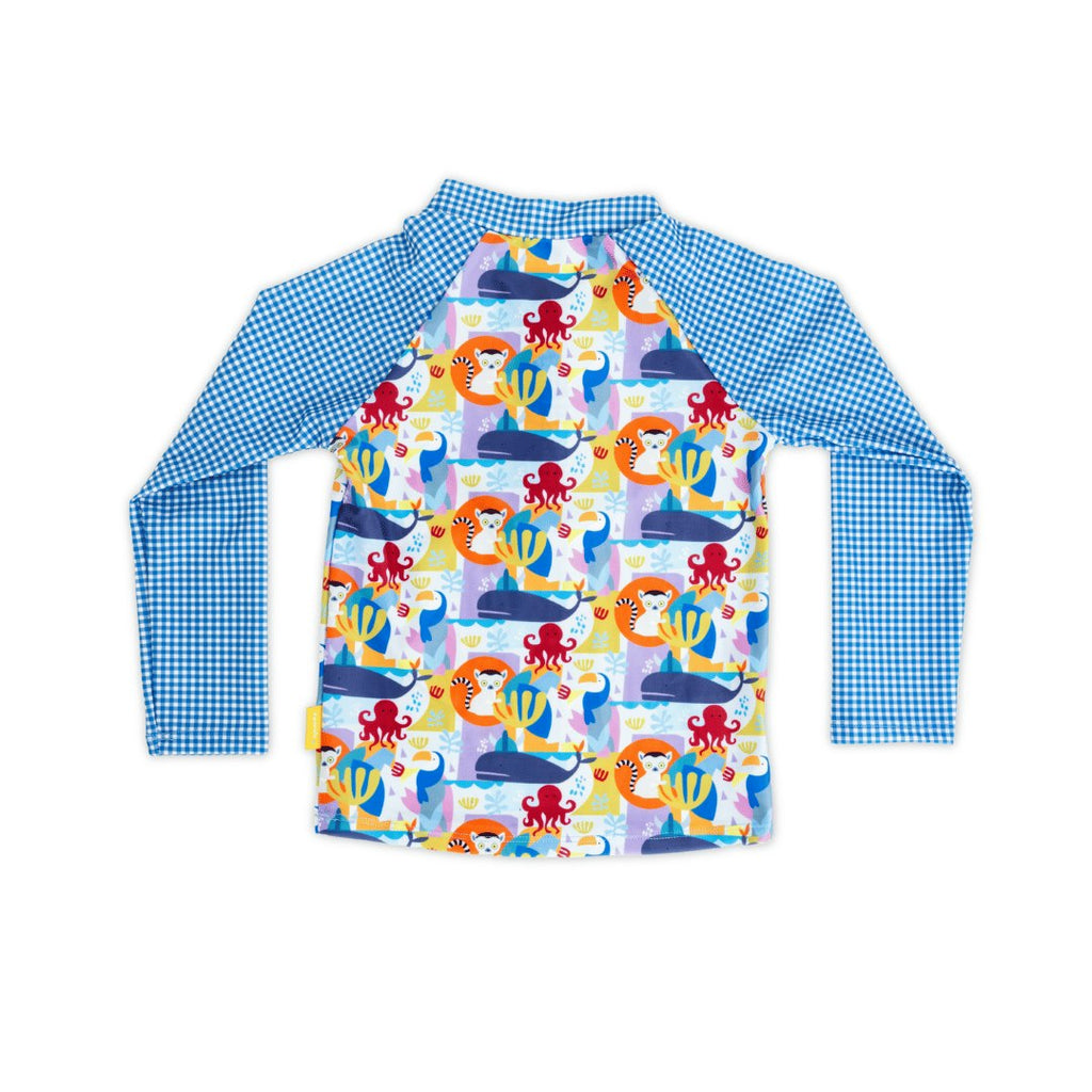 Tyoub Kids’ Long Sleeve Rash Guard Animal Spirit