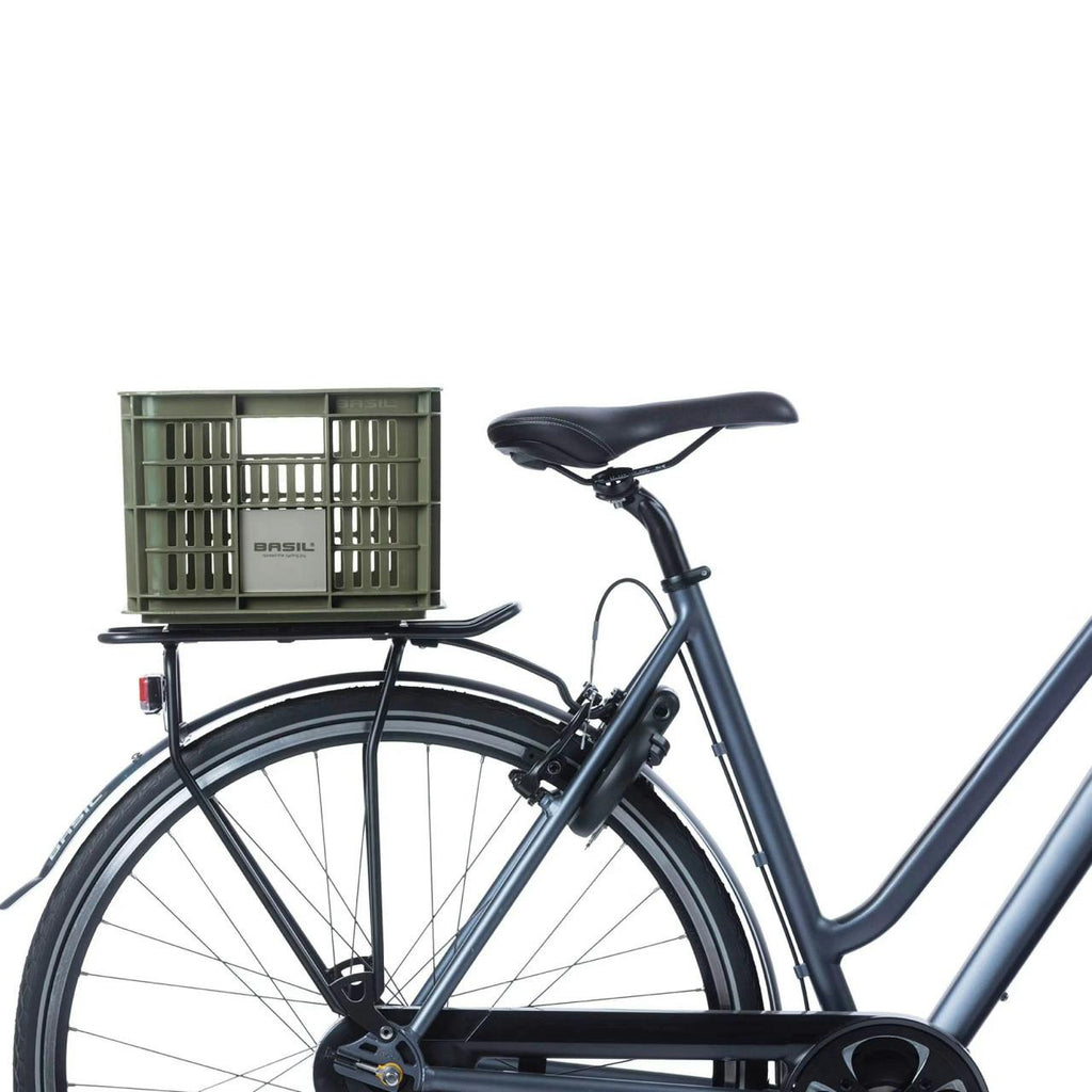 Bicycle Crate Medium 29.5L Moss Green