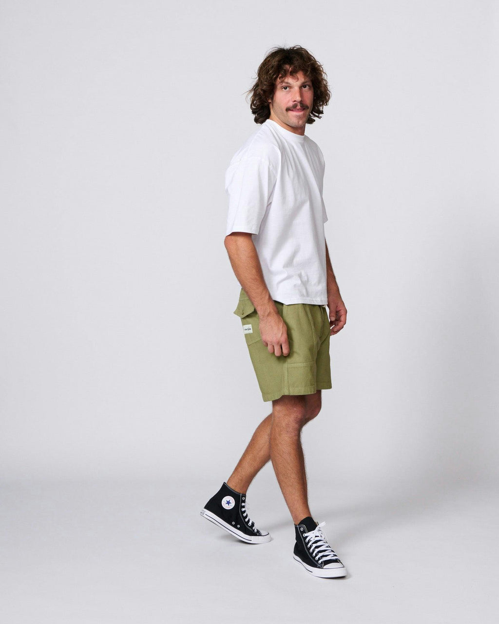 All Day Canvas Walkshort - Dusty Green