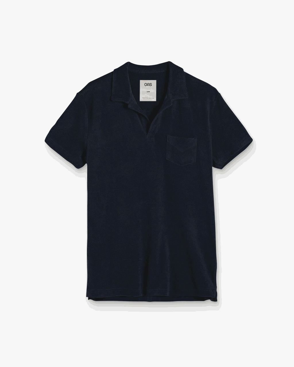 OAS Navy Polo Terry Shirt