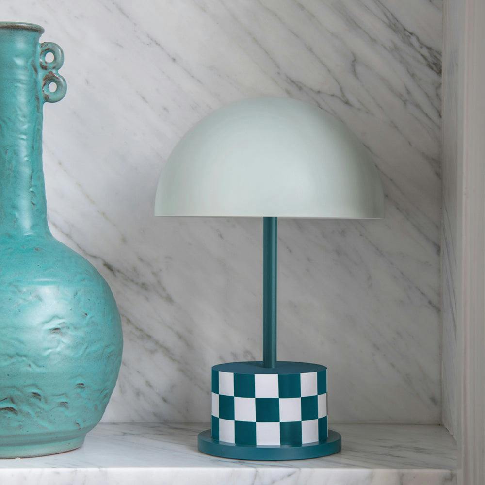 Printworks Portable Lamp - Riviera - Checkers