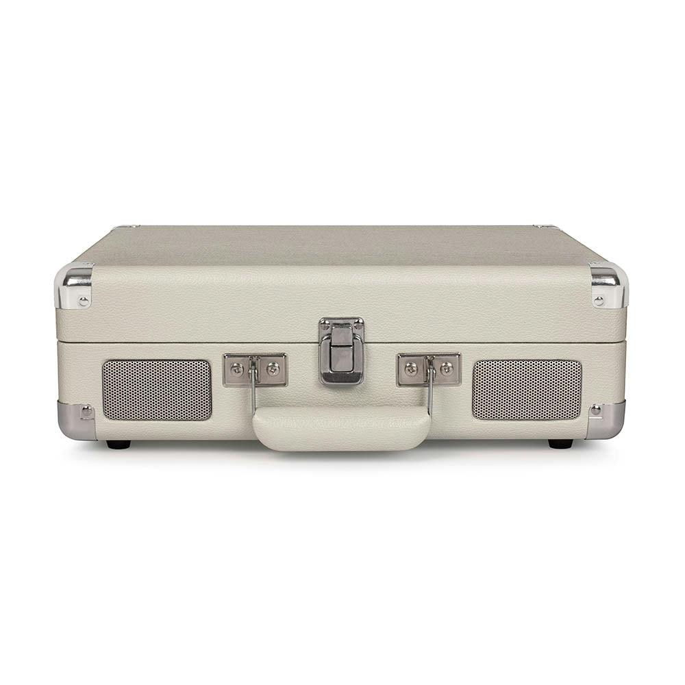 Crosley Cruiser Bluetooth Portable Turntable + Crosley Turntable  Stand Bundle- White Sands