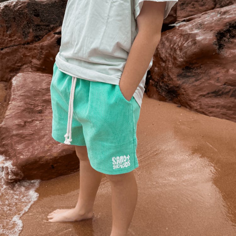 Aqua Cord Shorts - Kids