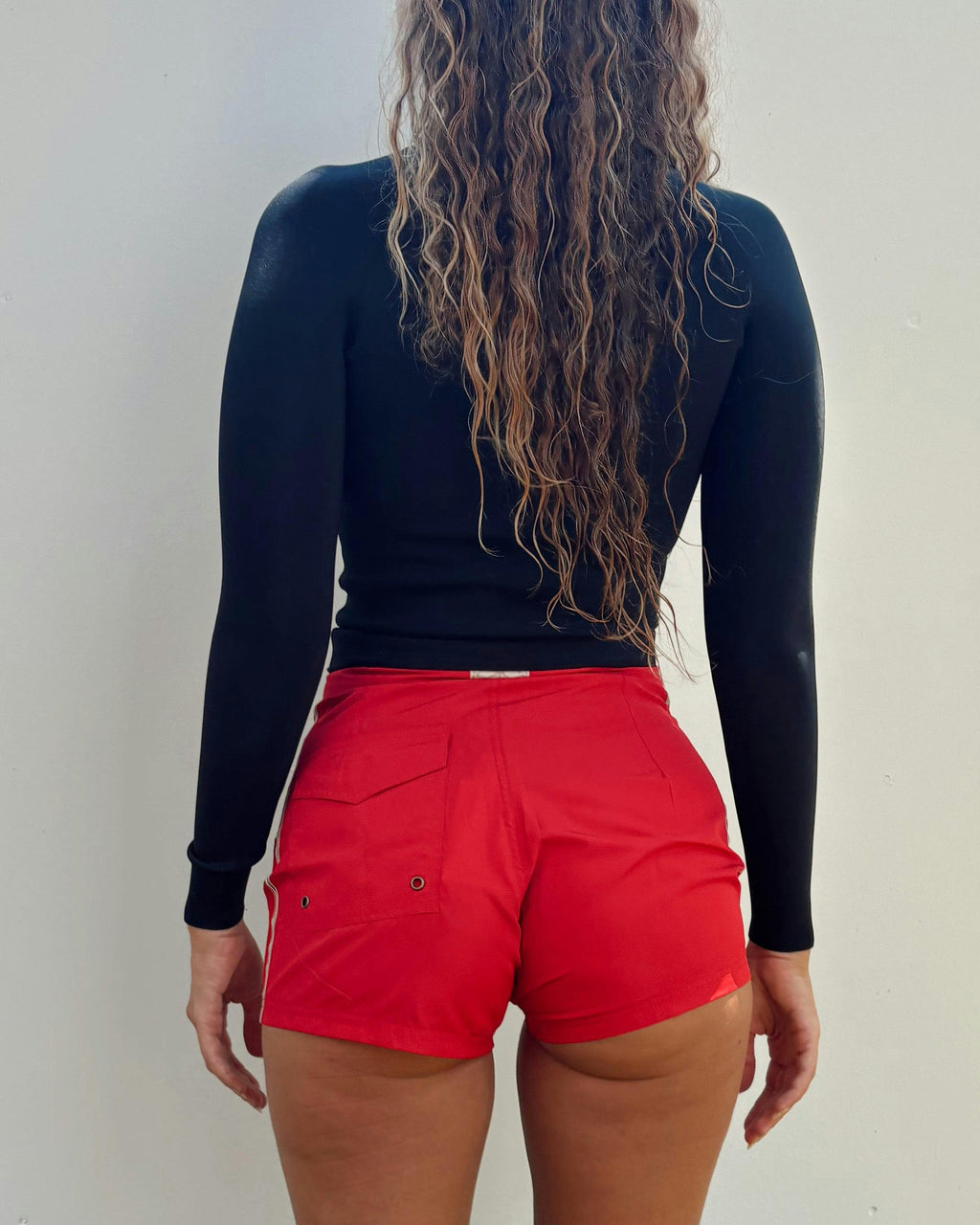 Gidget Boardshort in Red