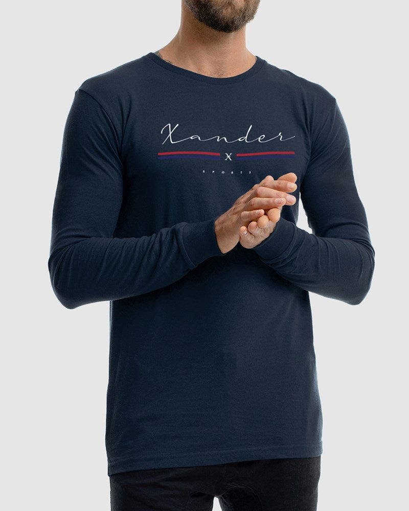 Grid Long Sleeve Tee