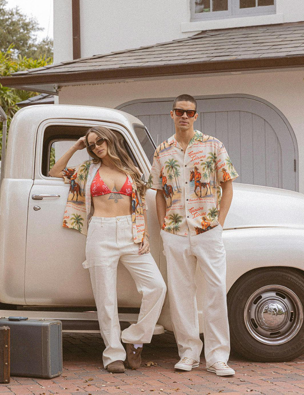 Beach Ranch Buttonup - Antique