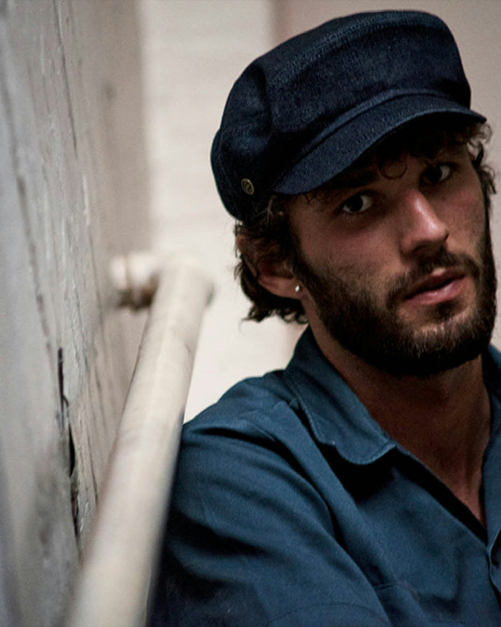The Twist Paperboy Cap - Blue Jean