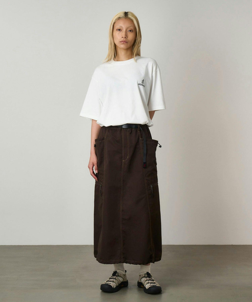 Gramicci One Point Logo Tee in White