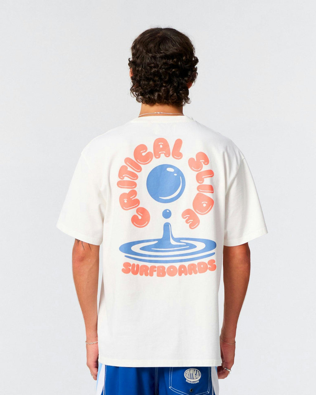 Resin Drop Tee - Vintage White