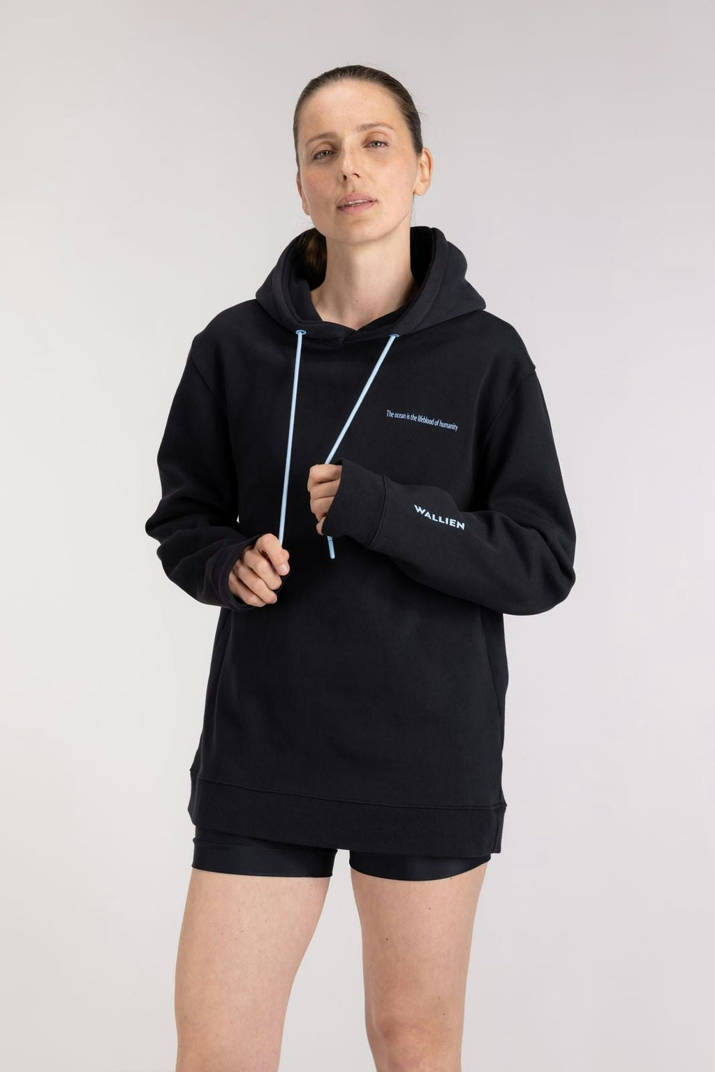 Ocean Hoodie ― Black