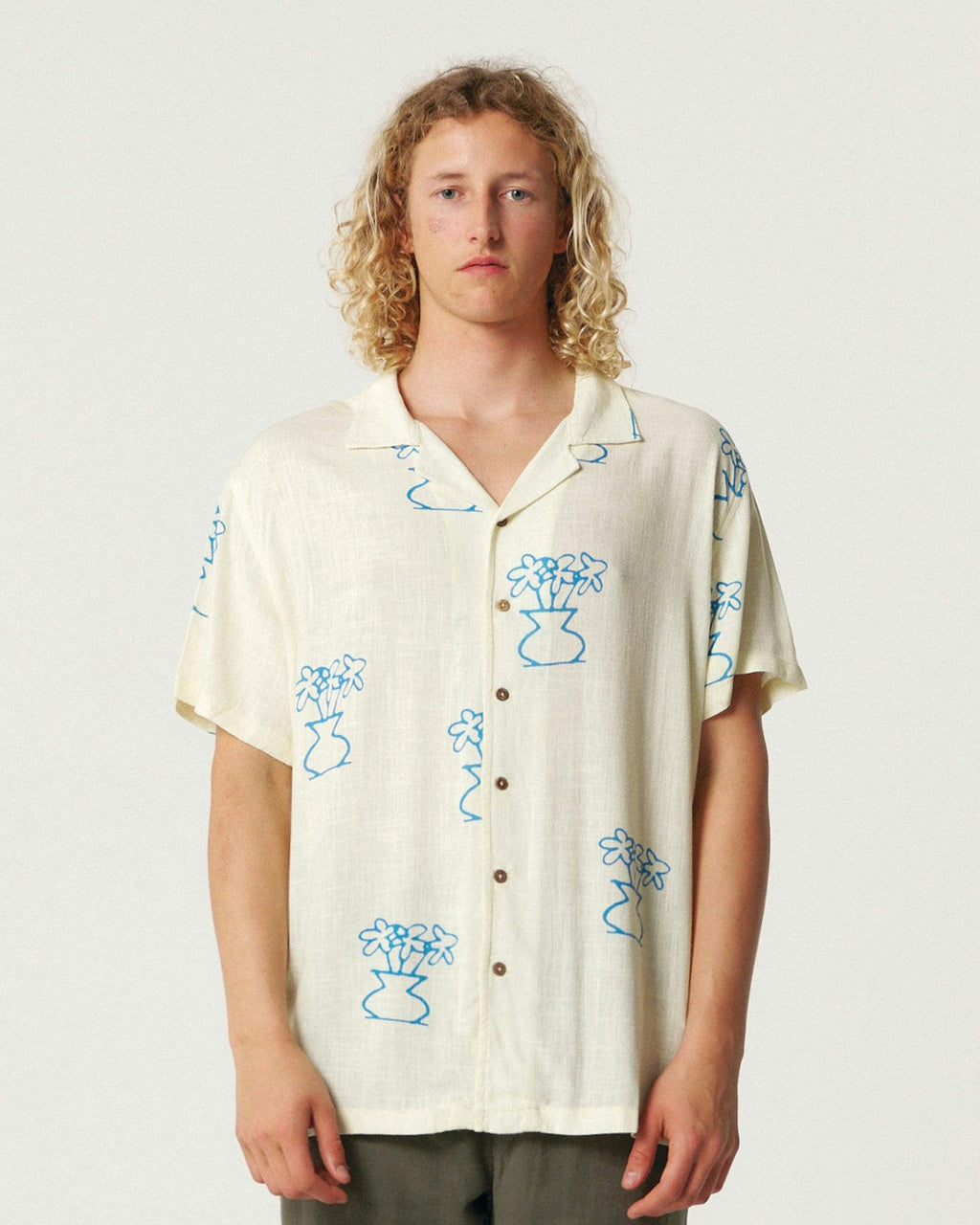 Mellow Resort Shirt - Ecru