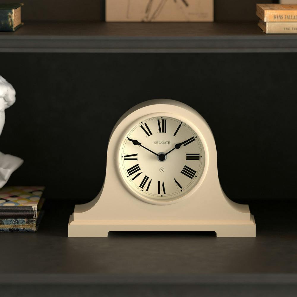 Newgate Broadway Mantel Clock-Vanilla Cream