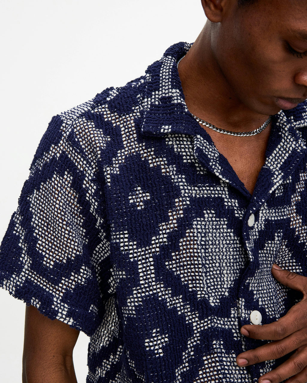 OAS Trastavere Cuba Crochet Shirt