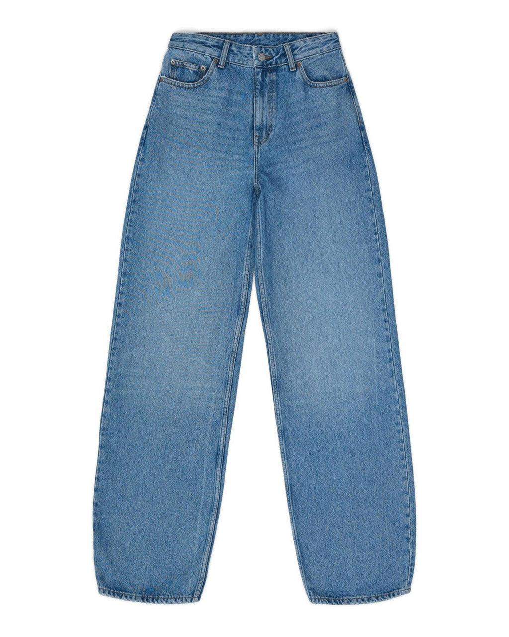 Donna High Relaxed Jeans - Stream Sky Used