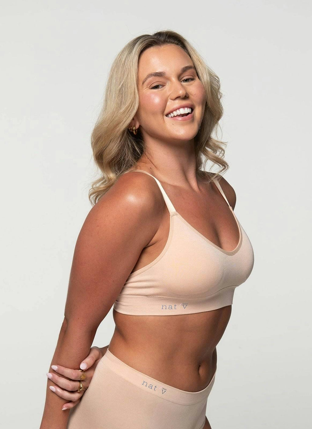 Everyday Crop Modal Wire-Free Bralette - Bone
