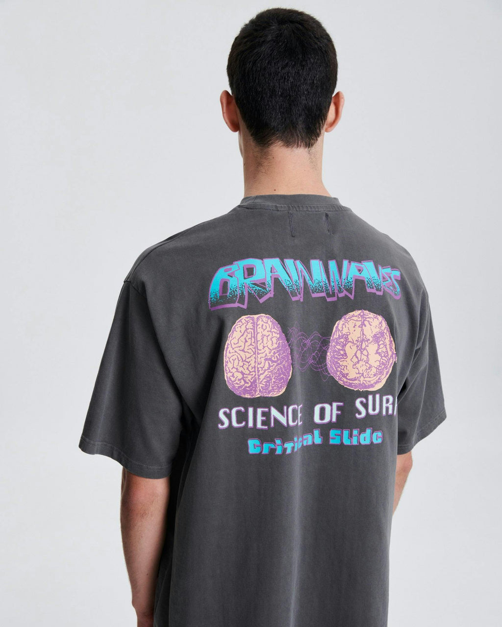 Brainwave Tee - Ashphalt