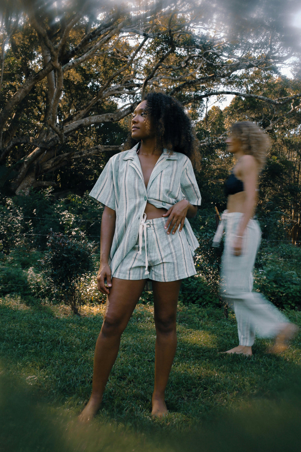 Unisex Shirt in Holiday Stripe