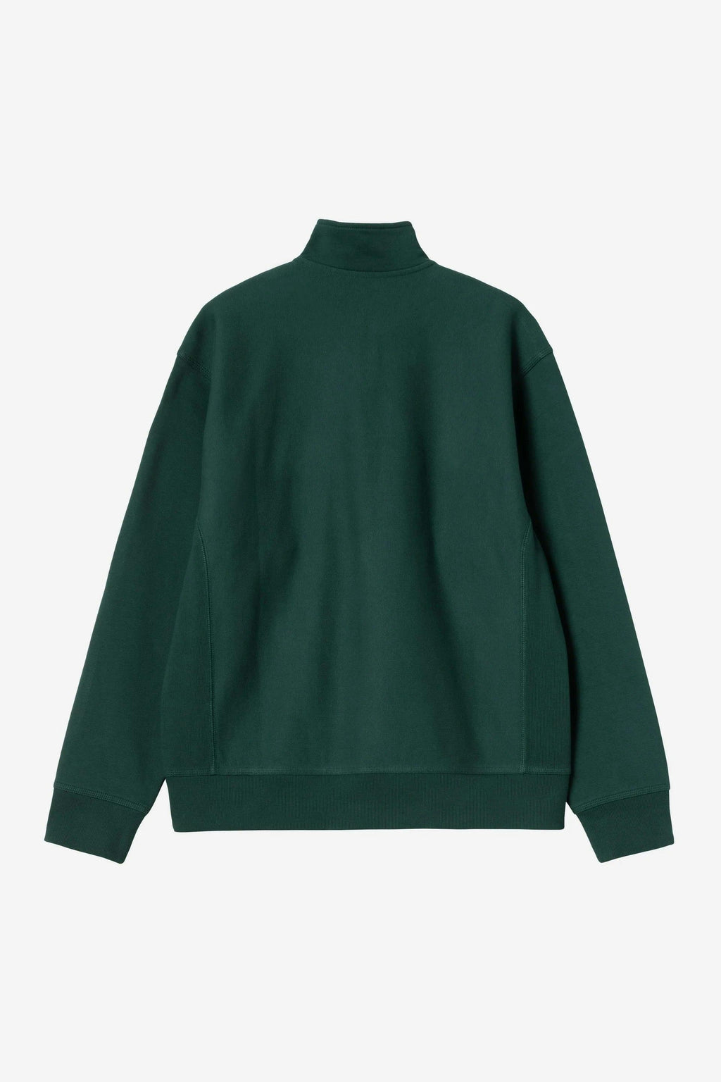 Carhartt WIP Half Zip American Script Sweat in Dark Fir
