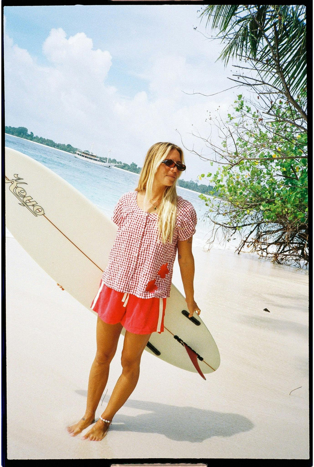 Terry Towelling Shorts Chilli