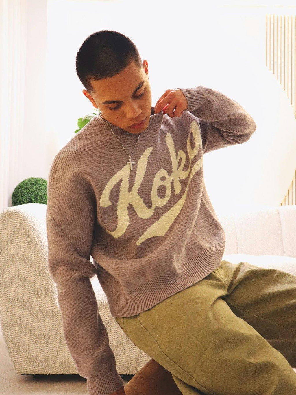 Knit Sweater - Grey
