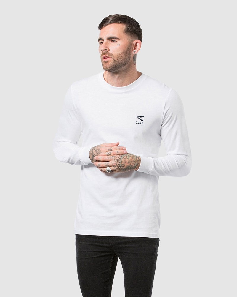 Cut Throat Embroidery Long Sleeve Tee