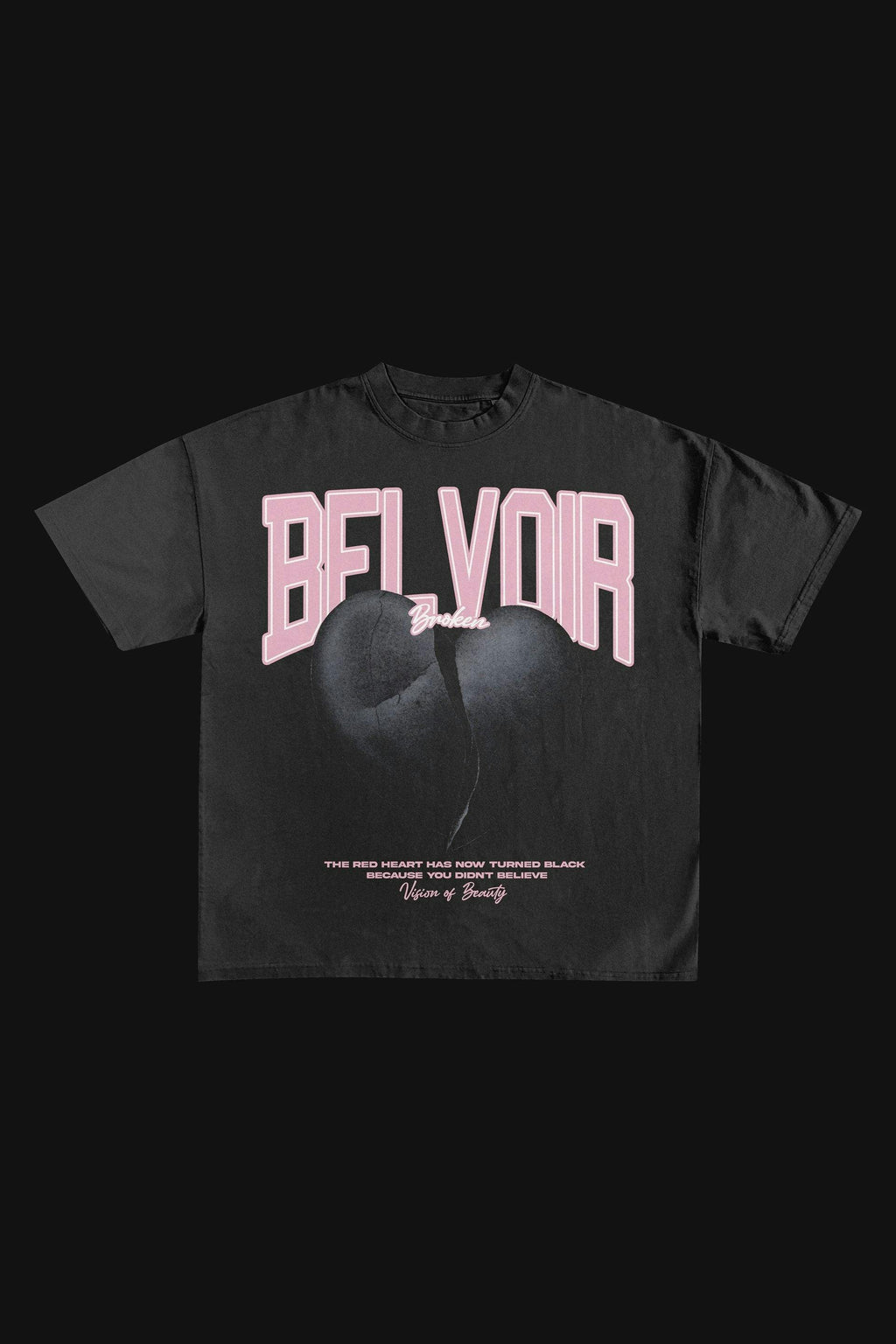 Broken Heart T-Shirt Black