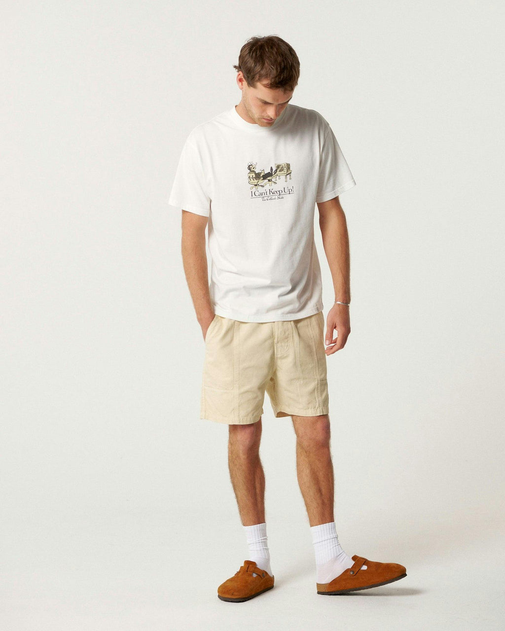 Keep Up Tee - Vintage White